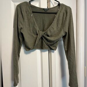 Wild Fable S Long Sleeve Crop